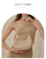Bolso de media luna para las axilas Bolso de hombro premium para mujer Bolso de temperamento - details 5