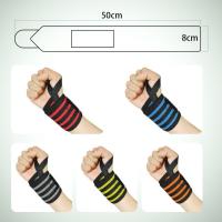 Muñequera de soporte para muñeca, muñequera de levantamiento de pesas para entrenamiento de gimnasio, Vendaje deportivo con lazo para el pulgar, correas de sujeción, envolturas para muñeca, 1 par - details 4