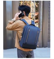 Mochilas de gran capacidad, mochilas de cerradura de contraseña impermeable para hombres, viajes de negocios, mochilas de carga USB - details 9