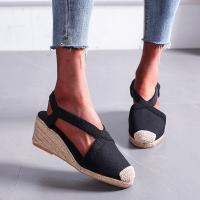 Sandalias de tacón de cuña informales de verano para mujer - details 4