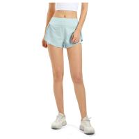 Pantalones cortos deportivos transpirables de secado rápido para mujer para gimnasio y fitness - details 12