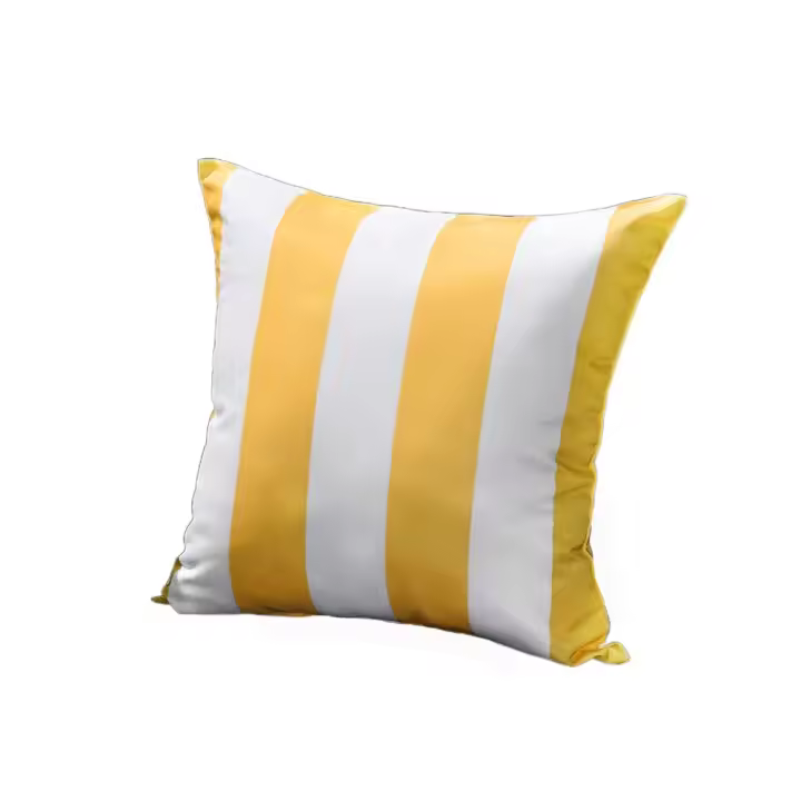 Funda de cojín impermeable colorida para exteriores, funda de almohada moderna y duradera, funda de almohada a rayas, decoración del hogar - 1