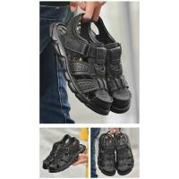 Zapatos Informales De Piel Auténtica Para Hombre, Sandalias Clásicas De Alta Calidad, Zapatillas Transpirables Para Caminar Al Aire Libre, Ideales Para El Verano - details 17