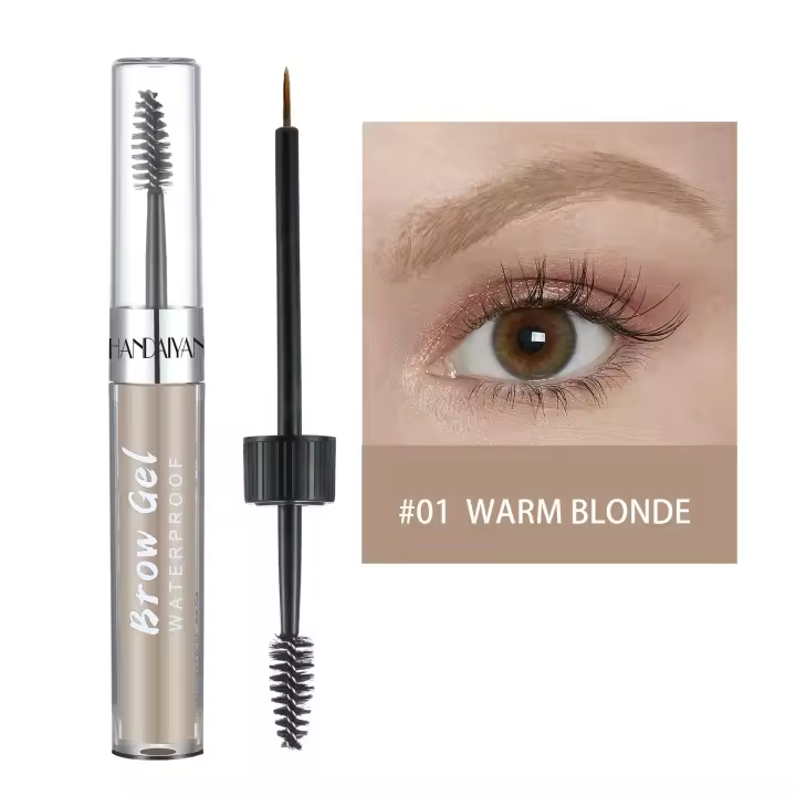 Pluma de Gel para cejas, crema para cejas, tatuaje líquido resistente al agua de larga duración, lápiz de maquillaje para cejas negras - 1