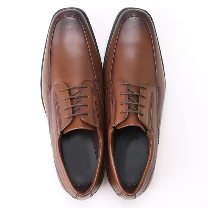 Zapatos de hombre pulidos para hombre con una torta, zapatos de cuero para hombre - 1