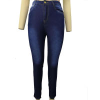 Nueva moda femenina: pantalones lápiz ajustados con cintura - details 21