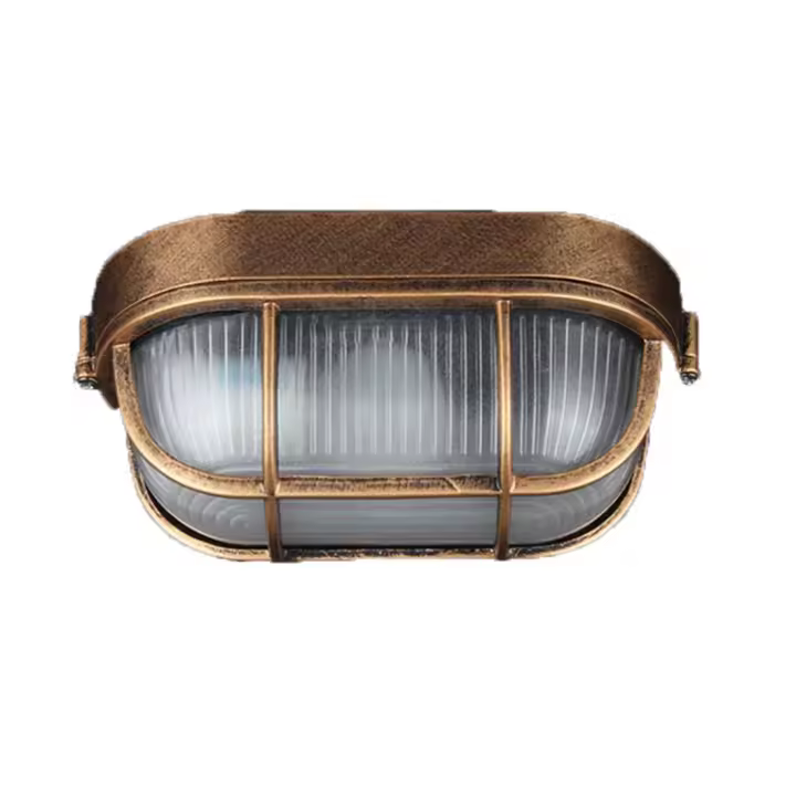 Luz de pared Retro a prueba de humedad para exteriores, lámpara de techo E27 impermeable Vintage, iluminación de pared y porche, ciclismo - 1