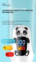 Kemei-cortapelos para bebé, recortador de pelo silencioso para niños, impermeable, recargable, inalámbrico, Kit de corte de pelo para bebé - details 4
