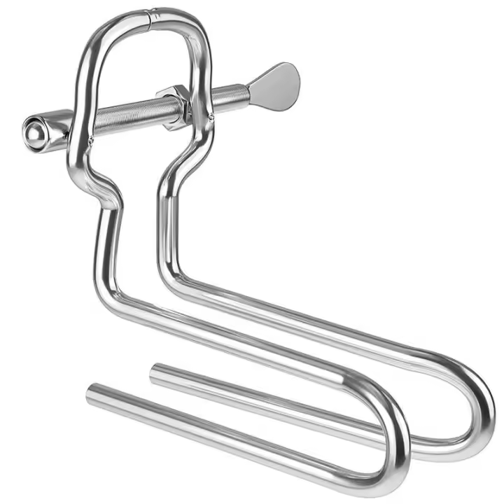 Especulo de Acero Inoxidable Ajustable Grande Dilatador Vaginal y Anal para Entrenamiento Sensual para Adultos Marca OLOEY - 1