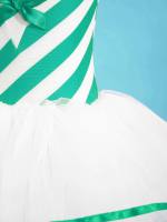 Vestido de baile de tutú de ballet a rayas de caña de caramelo para niños y niñas, disfraz de baile de patinaje artístico de Navidad para carnaval, fiesta temática de cosplay - details 20