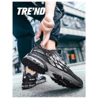 Zapatillas para correr absorventes de impacto Zapatos deportivos transpirables de malla para hombre - details 11