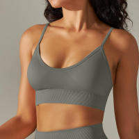 Hamidou-Sujetador deportivo de Yoga para mujer, Top Sexy, ropa interior transpirable, Fitness, Yoga, gimnasio - details 35