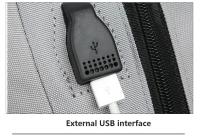 Mochila impermeable para hombre, morral de negocios para oficina, con carga USB, de 15,6 pulgadas, informal, escolar - details 27