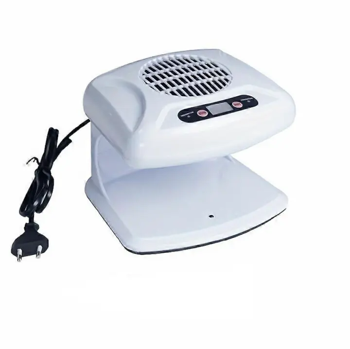Secador de uñas, 300W, soplador de aire caliente y frío, para esmalte de uñas normal - blanco - 1