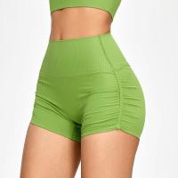 Pantalones cortos deportivos para mujer, pantalones cortos de compresión plisados, pantalones cortos de yoga de secado rápido - details 1