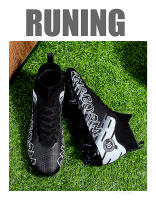 Zapatos de fútbol TF/FG para hombre, botas de fútbol de tobillo alto para niños pequeños, hierba antideslizante para exteriores, zapatillas de entrenamiento Multicolor, nuevas - details 18