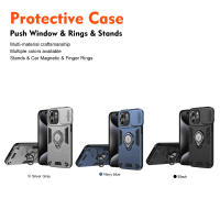 KEYSION-funda de armadura a prueba de golpes para Infinix Hot 50i, silicona + PC, cámara deslizante, protección, anillo, soporte, funda de teléfono para Infinix Smart 9 - details 0