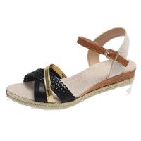 Zapatos de verano para mujer, sandalias con tacones de cuña a la moda, zapatos - details 4