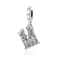 Abalorio de Plata de Ley 925 auténtica, colgante de estrella, Luna y sol brillante, compatible con Pulseras originales, collar DIY para mujer, regalo de joyería - details 19