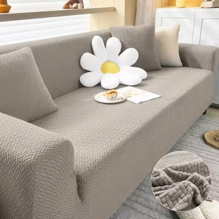Funda elástica gruesa para sofá, Protector de sillón para sala de estar, 1/2/3/4 asientos - 1