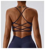 Sujetador Deportivo Sexy para Mujeres Top de Gimnasio Entrenamiento Correr Cruz Yoga Sujetador de Yoga Stretch Ropa Interior Fitness para Mujeres Material de Nylon Temporada Primavera/Verano - details 24