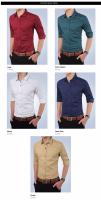Camisa Casual a Cuadros para Hombres de Marca Nueva Moda Otoño Ajustada Manga Larga Algodón Talla Grande M-5XL - details 1