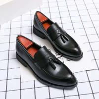 2025 zapatos de vestir de los hombres del estilo de la moda de los productos más vendidos, zapatos puntiagudos de cuero del banquete de boda - details 2