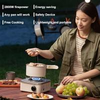 Mini campin como estufa, quemador de butano portátil para picnic VIE, parrilla para barbacoa, cocina para alimentos, estufa de supervivencia al aire libre con lihtin - details 1