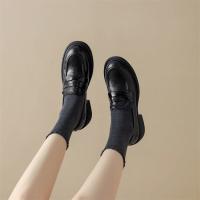 Mocasines de Plataforma de Estilo Británico Zapatos Perezosos para Mujer de Un Pedal - details 14