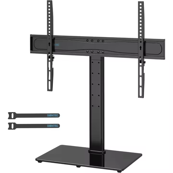 Soporte TV Pie de Pedestal Superior de Sobremesa Universal para LCD/LED/Plasma de 32-65 Pulgadas, Soporte Pie TV con Altura Ajustable Carga 45 KG y máximo VESA 600x400 mm - 1