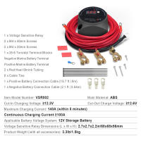 SucceBuy Kit de relé de carga dividida, aislador automático de batería dual con relé VSR de 140 A, para RV, marina, automóvil, camión, caravana - details 3