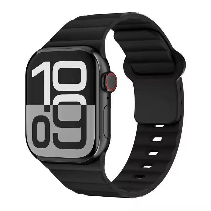 BUNO Correa Deportiva de Silicona para Reloj Ajuste Versátil para 44mm, 40mm, 46mm, 41mm, 49mm, 42mm, 45mm Accesorios de Joyería de Gafas de Sol - 1