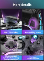 Mando inalámbrico Elite para PS4/PC, mando Bluetooth transparente con luz colorida RGB, Lite para Switch/OLED - details 19