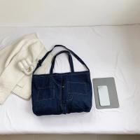 Bolso de Hombro de Diseño Simple en Mezclilla, Bolso de Gran Capacidad que Combina con Todo, Bolso Versátil para Mujer - details 8