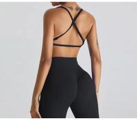 Conjunto de Yoga para Mujer Ropa Deportiva de Entrenamiento de Malla Transpirable Secado Rápido 2 Piezas Chaleco y Shorts para Correr y Modelar Espalda Material de Nylon - details 20
