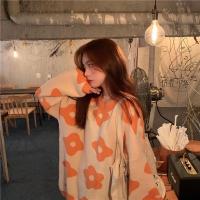 2024 ins nueva moda mujer suéteres invierno mujeres suéteres de flores sobre tamaño mujeres pullover suéteres - details 6