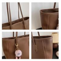 Bolso de compras elegante para mujer y niña, bolso de mano de PU de gran capacidad, bolso de hombro de lujo - details 3