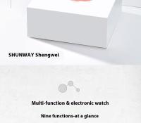 Reloj Electrónico SHUNWAY Impermeable Reloj de Alarma Luminoso para Deportes de Estudiantes y Niños - details 1