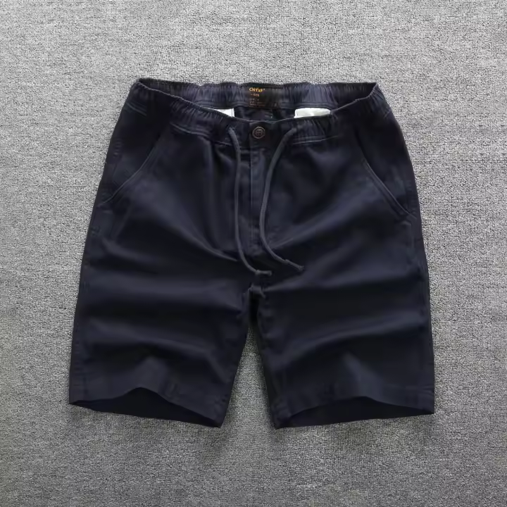 Pantalones deportivos informales de camuflaje, pantalones cortos de algodón para hombre. - 1