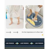 Alfombrilla absorbente de barro para inodoro, alfombrilla antideslizante para pies, resistente a las manchas, gruesa - details 11