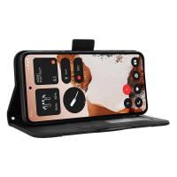 Funda de cuero para teléfono con tapa para Nothing CMF Phone 2 Pro, billetera con ranura para múltiples tarjetas, Funda de cuero magnética de PU - details 2