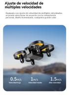 Mini Drone HD 4K Quadcopter aire libre clítoris control remoto avión juguetes - details 12