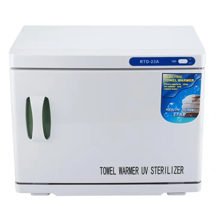 Estuche de Secador de Toallas de 23L con Luz UV Desinfectante Grande para Salón de Belleza y Spa Instrumento de Belleza de Plástico Fuente de Energía Eléctrica - 1