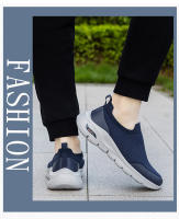 Calcetines elásticos de gran tamaño, zapatillas de deporte perezosas de malla tejida con mosca de verano de corte bajo, zapatos deportivos informales de un pie para hombre - details 23