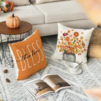 Fundas para Cojines , Juego de 4 Fundas de Almohada decorativas de Tela de Lino para Granja, Color sólido para Sala de estar y sofá - details 4