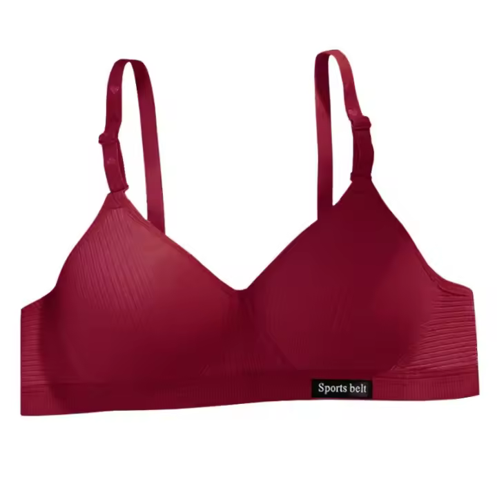 Ropa Interior Deportiva para Adolescentes Sujetador Sin Costuras, Suave y Agradable para la Piel - 1