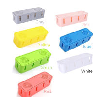 Caja de almacenamiento de cables, organizador ordenado de enchufes, gestión de cables, línea de red, contenedor de seguridad para habitación del hogar, 7 colores, lo último - details 4
