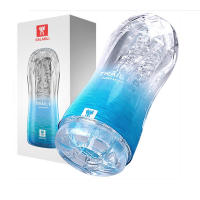 Masturbador masculino, juguetes de Vagina suave y transparente, ejercicio de resistencia para adultos, productos sexuales, taza de bolsillo al vacío para hombres - details 11