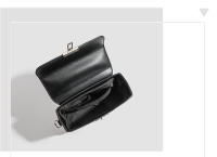 Bolso cuadrado pequeño de textura premium, bolso de mujer con patrón de cocodrilo, bolso de hombro de moda, bolso de mujer informal, versátil, de color contrastante - details 1