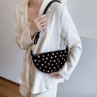 Bolso cruzado con remaches de Metal a la moda, bolso de hombro Y2k de estilo Punk hueco, bolso para axila para chica picante y dulce, diario - details 8